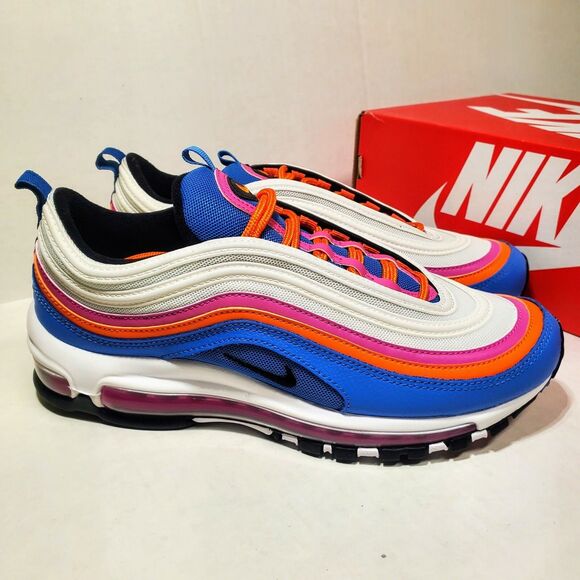 Nike Air Max 97 Multicolor White Black Active Fuchsia CW6992-100 Men\'s Size 8 main image 9